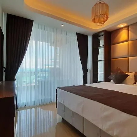 Comfortable Home With Shared Pools Near Beach And City Center In Alanya Apartmán *